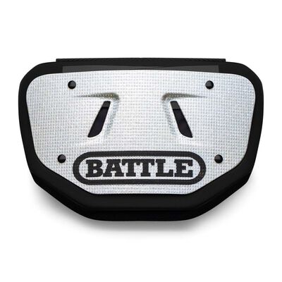 Battle Sports Back Plate 3D Diamonds - White - Adult