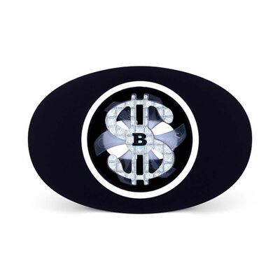 Battle Sports Money Spinner - Black with Silver Diamond $