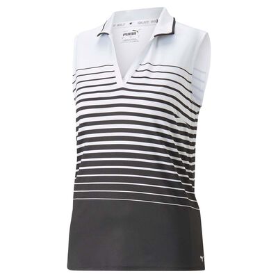 Puma Women's MATTR Sleevelss Stripe Polo