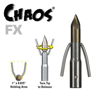 Ams Fiberglass Bowfishing Arrow With Chaos FX Point