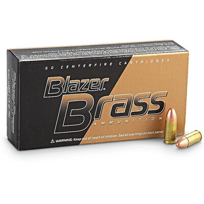 CCI 9mm Luger Ammo 124 Grain Full Metal Jacket