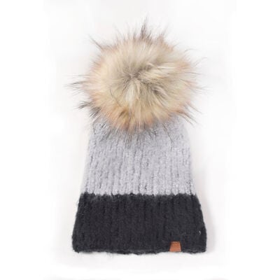 David & Young Women's Fur Liner Beanie