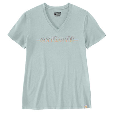 Carhartt Relaxed Fit Lightweight Short-Sleeve Carhartt Graphic V-neck T-shirt