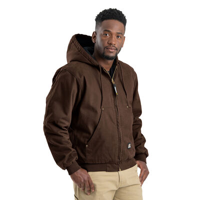 Berne Men's Heartland Washed Duck Hooded Jacket