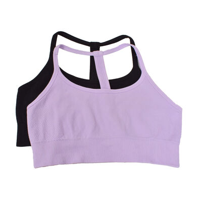 90 Degree Girls' 2Pack Seamless Bra Top