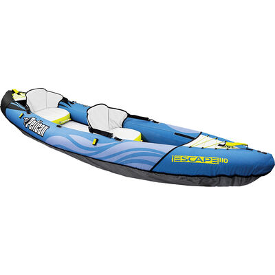 Pelican iESCAPE 110 Convertible Inflatable Sit-On-Top Tandem Kayak, 11'