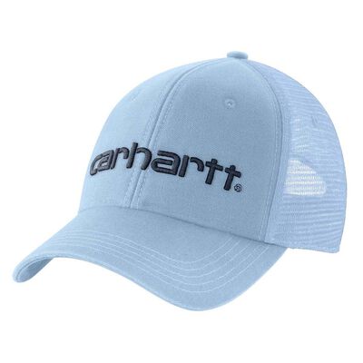 Carhartt Men's Canvas Mesh-Back Logo Graphic Cap