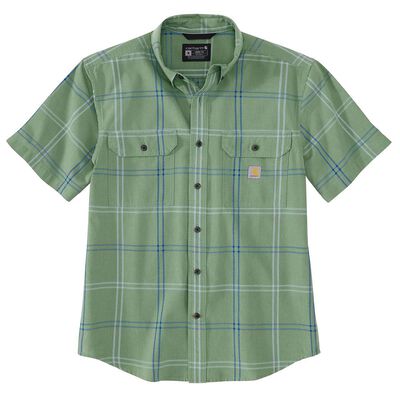 Carhartt Men's Loose Fit Midweight Short-Sleeve Plaid Shirt