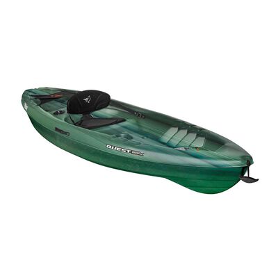 Pelican Quest 100X Angler Sit-On-Top Fishing Kayak, 10'