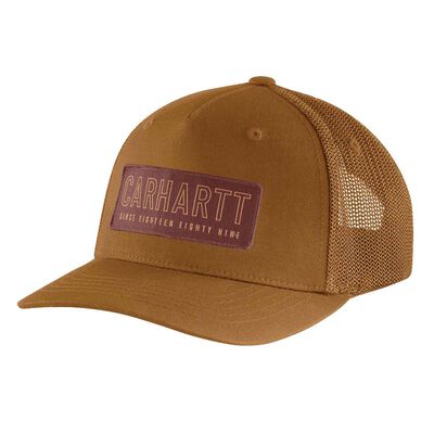 Carhartt Men's Rugged Flex Canvas Mesh-Back 1889 Patch Cap