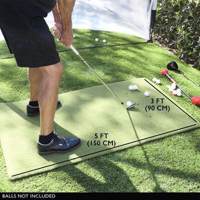 Pure2improve XL 5'x3' Golf Hitting Mat