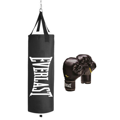 Everlast 80lb Elite Heavy Bag Combo