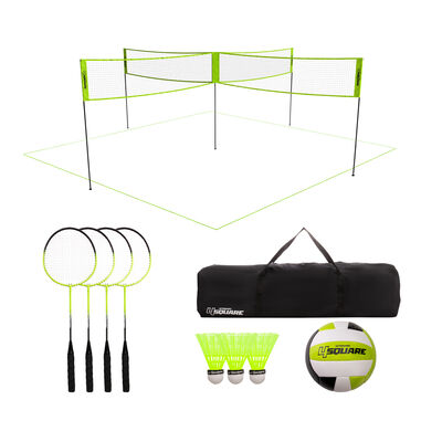 Triumph 4-Square Volleyball/Badminton Combo