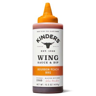 Kinder's Bourbon Peach BBQ Wing Sauce