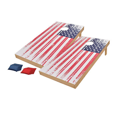 Bring It On Sports 2x4 Wood Stars & Stripes Corntoss Set