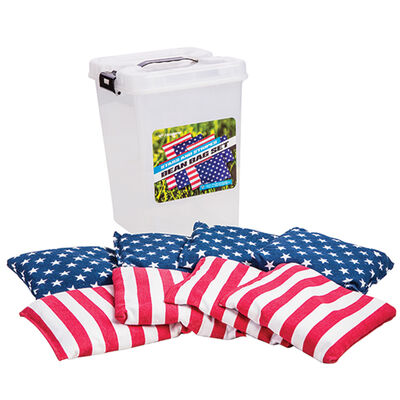 Triumph 8 Pack Stars and Stripes Bean Bag Set