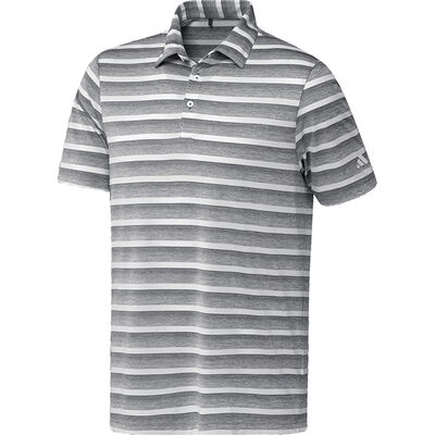 adidas Men's Two Color Stripe Polo