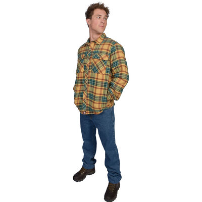 Canada Weather Gear Men's Sherpa Lined Flannel Shirt