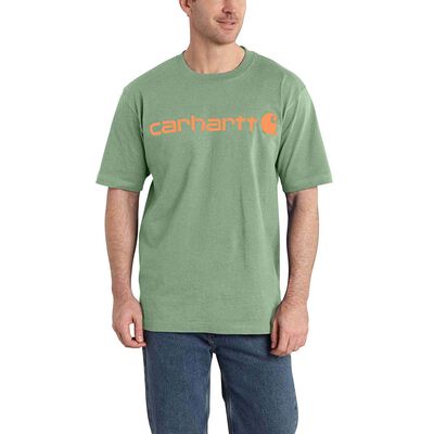 Carhartt Men's Loose Fit Heavyweight Short-Sleeve Logo Graphic T-Shirt