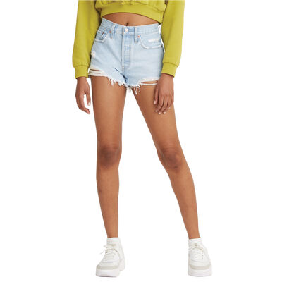 Levi's Women's Top Light Wash Denim Shorts