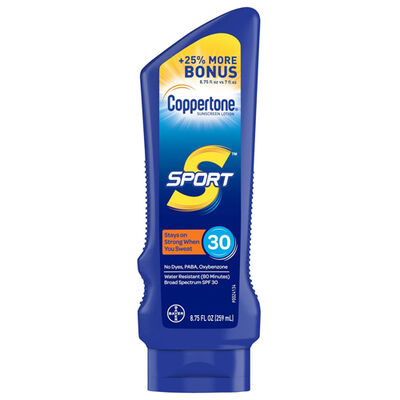 Coppertone Sport Sunscreen Lotion Broad Spectrum SPF 30