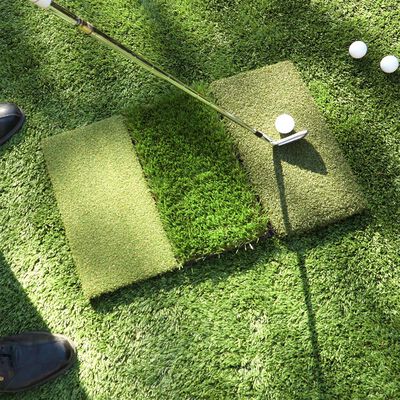 Pure2improve Tri-Turf Hitting Mat & Impact Balls Bundle