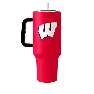 Logobrands Wisconsin 40oz Flipside Powder Coat Tumbler