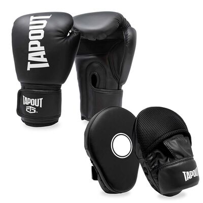 Tapout 4pc Boxing Gloves Pad Kit